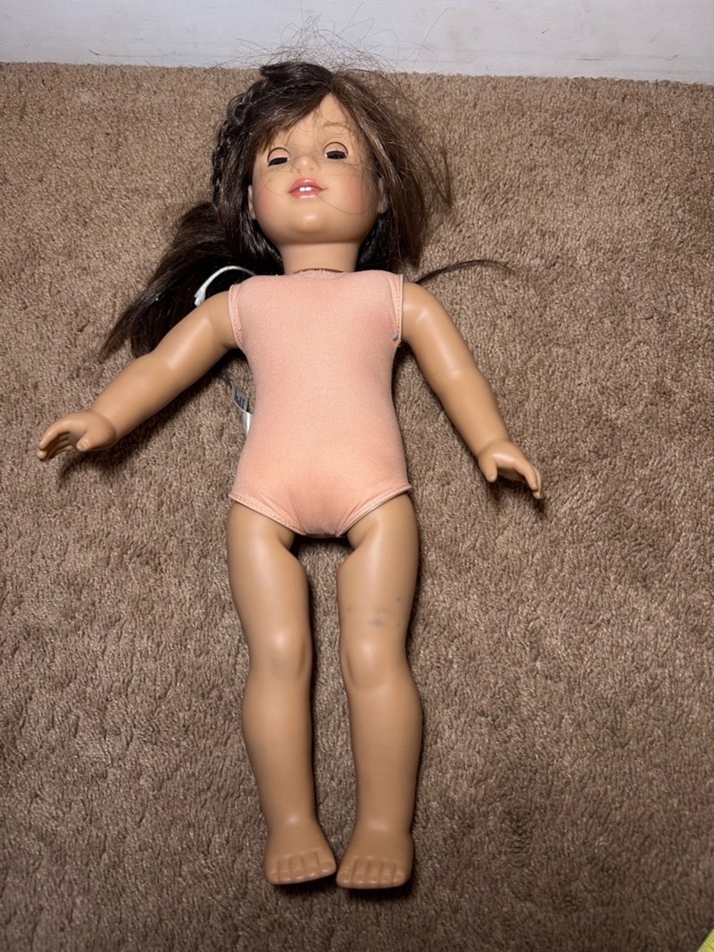 American Girl 18” Doll “Grace Thomas” 2014 Brown Hair Blue Eyes Freckles GOTY